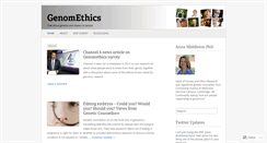 Desktop Screenshot of genomethicsblog.org